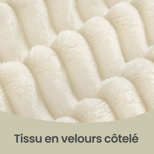 Canapé D’angle Compressé 244 Cm, Blanc