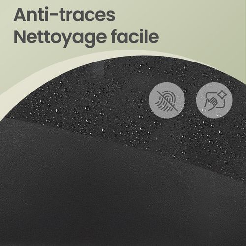 Armoire Pour Bureau, Atelier, Garage, Avec 5 Étagères Et 4 Portes, Étagères Réglables, Noir