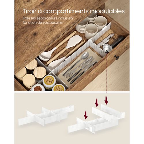 Buffet,avec Portes, Étagère Réglable, Style Campagne, Pour Salon, 40 X 80 X 80 Cm, Marron Miel