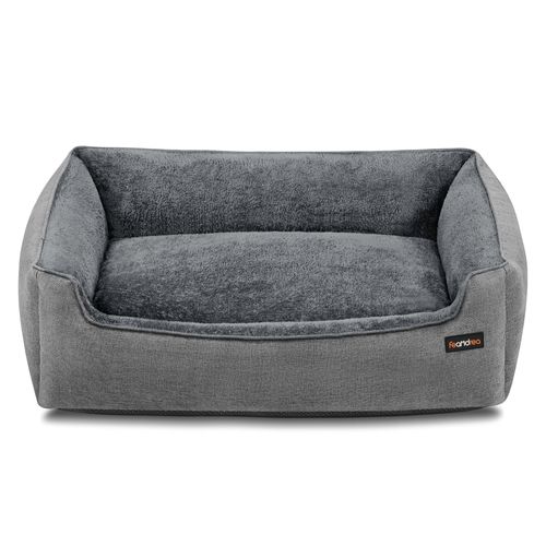 Panier Pour Chiens, Antiglisse, Housse Amovible Lavable, Taille XL Pour Grands Chiens, Gris Clair