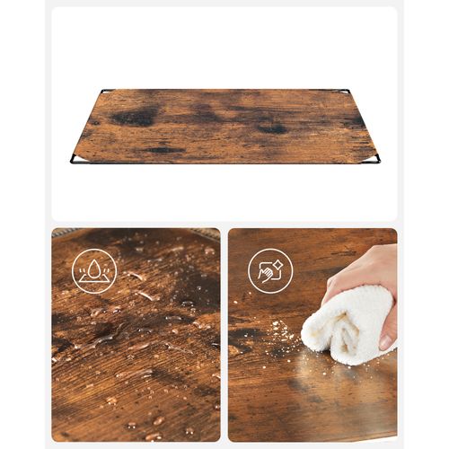 Étagère à Chaussures 10 Niveaux, Système D'étagères, Organiseur De Chaussures,avec Porte,marron