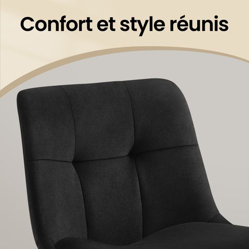 Tabourets De Bar, Ensemble De 2, Pivotants, Hauteur Réglable, Avec Dossier Et Repose-pieds, Noir