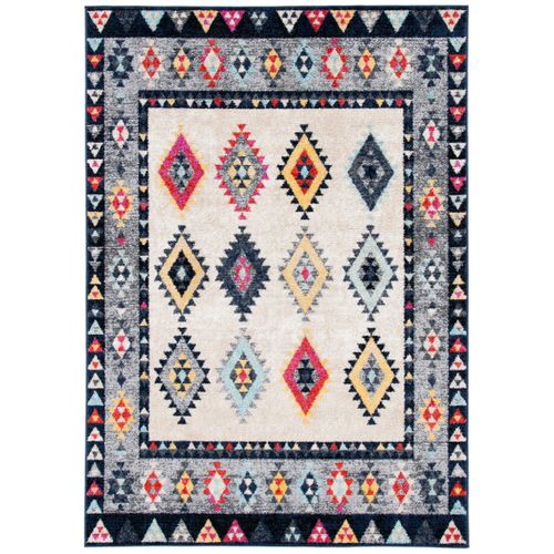Tapis Adirondack 122 X 183 Cm Boho Tribal Samantha Gris