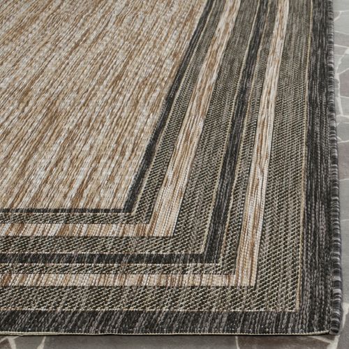 Tapis Cour 235 X 305 Cm Geometrique Anwen Naturel / Noir