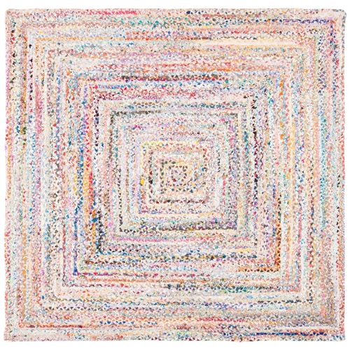 Tapis Braided 213 X 213 Cm Boheme Halcyon Ivoire / Multi