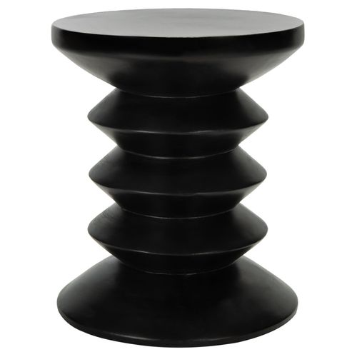 Table D'appoint Pour L'exterieur Benaya Noir Beton 38 X 38 X 45 Cm