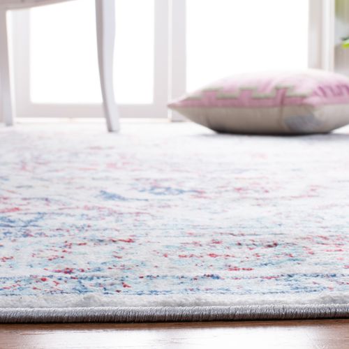 Tapis Brentwood 160 X 229 Cm De Transition Melany Blanc