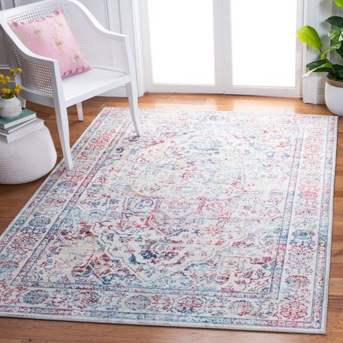 Tapis Brentwood 160 X 229 Cm De Transition Melany Blanc