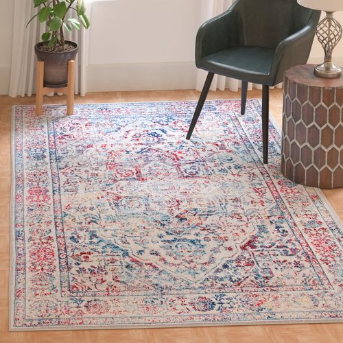 Tapis Brentwood 160 X 229 Cm De Transition Melany Blanc