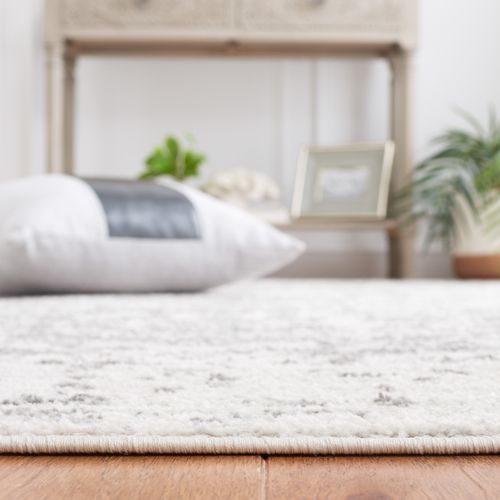 Tapis Madison 91 X 91 Cm Chic Moderne Merryl Gris