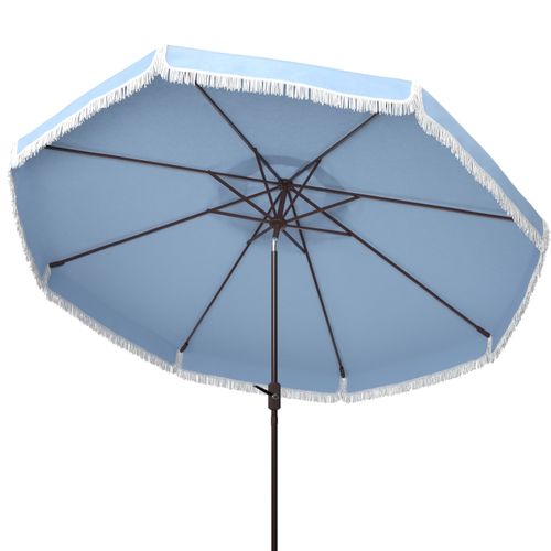 Parasol Fabia Bleu /blanc Metal 56 X 256 X 251cm