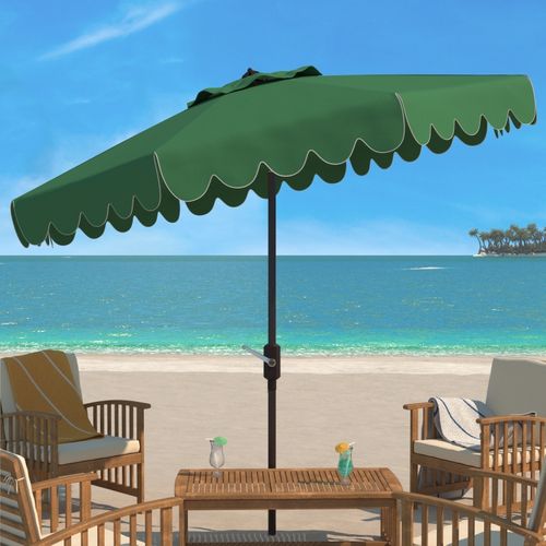 Parasol Littoral Dorinda Vert Metal 255 X 255 X 250