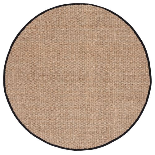 Tapis Natural Fiber 122 X 122 Cm Fibre Naturelle Roselyn Natural / Black