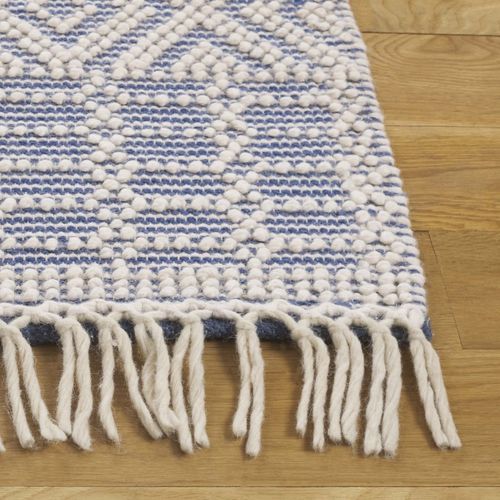 Tapis Natura 183 X 183 Cm Bohemien Vanya Bleu