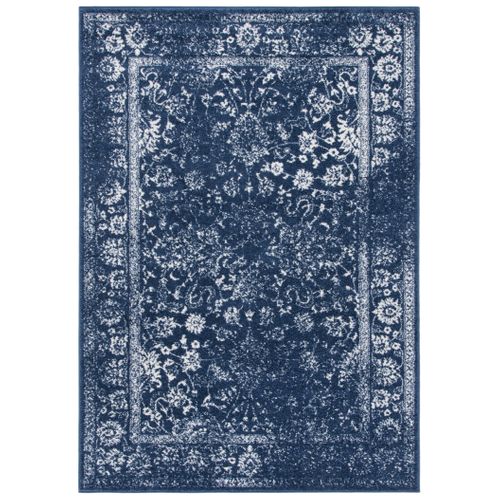 Tapis Adirondack 91 X 152 Cm Distressed Vintage Lucinda Marine / Ivoire