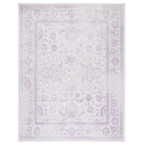 Tapis Adirondack 235 X 305 Cm Geometrique Zelia Violet / Ivoire