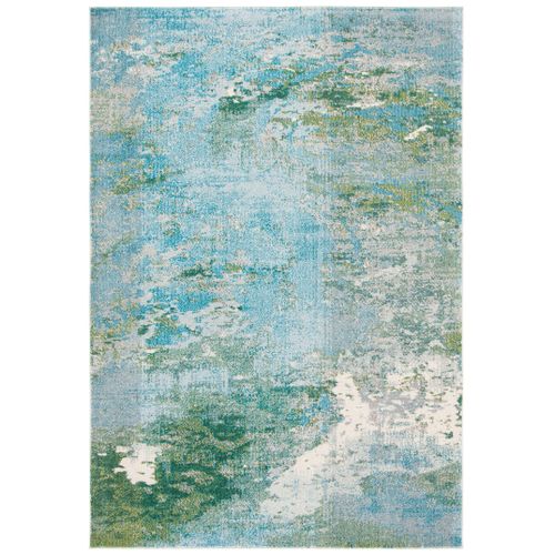 Tapis Madison 122 X 183 Cm Contemporary Seren Vert / Bleu