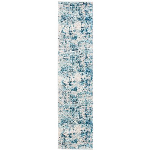 Tapis Madison 61 X 244 Cm De Transition Odaline Ivoire / Bleu