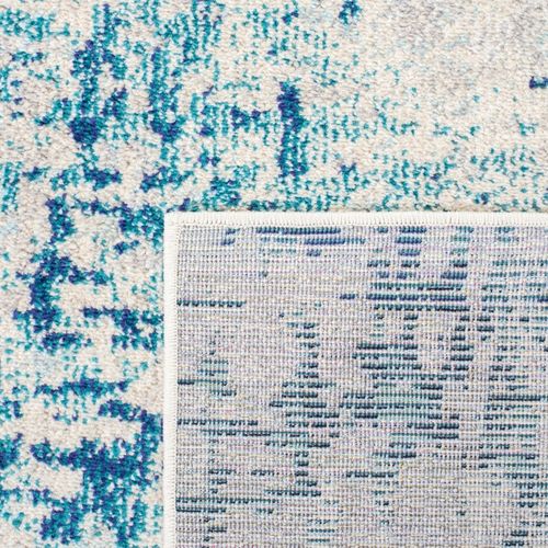 Tapis Madison 122 X 183 Cm De Transition Odaline Ivoire / Bleu