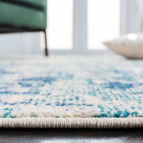 Tapis Madison 201 X 201 Cm Contemporain Odaline Bleu
