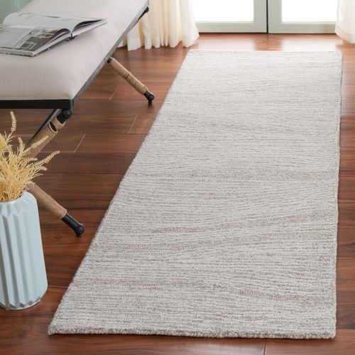 Tapis Metro 69 X 244 Cm Moderne Contemporain Zella Ivoire