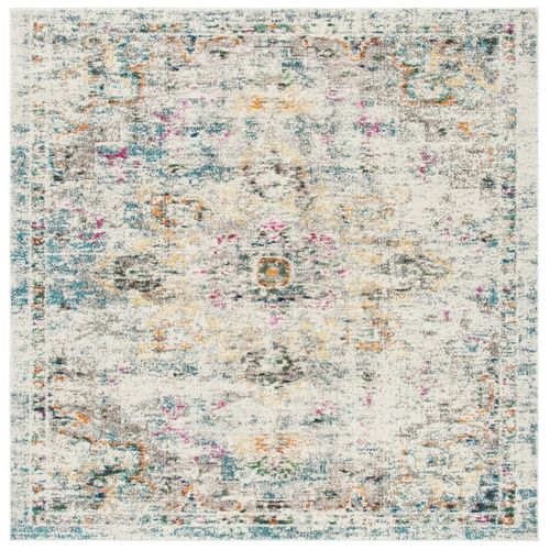 Tapis Madison 244 X 244 Cm De Transition Malaya Gris / Or