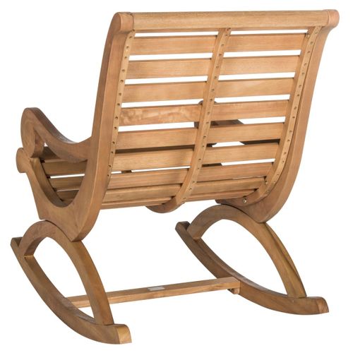 Chaise Longue D'exterieur Vonda Neutre Bois D'eucalyptus 64 X 92 X 94 Cm