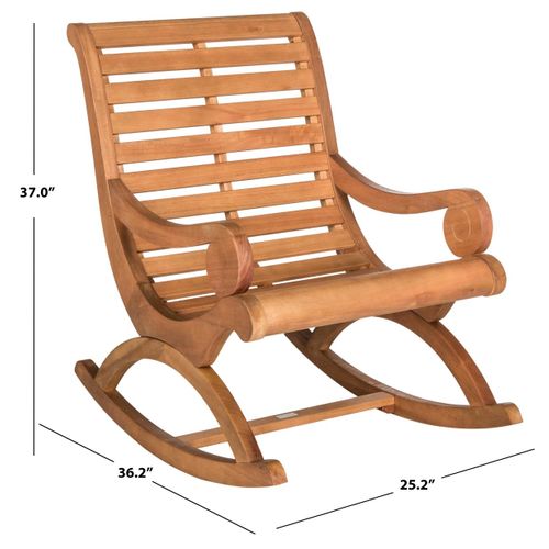 Chaise Longue D'exterieur Vonda Neutre Bois D'eucalyptus 64 X 92 X 94 Cm