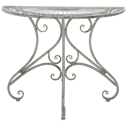 Table D'appoint Pour L'exterieur Annalise Vert Le Fer 90 X 45 X 75 Cm