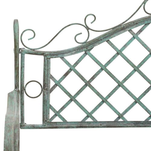 Banc Abner Vert Le Fer 50 X 100 X 100 Cm