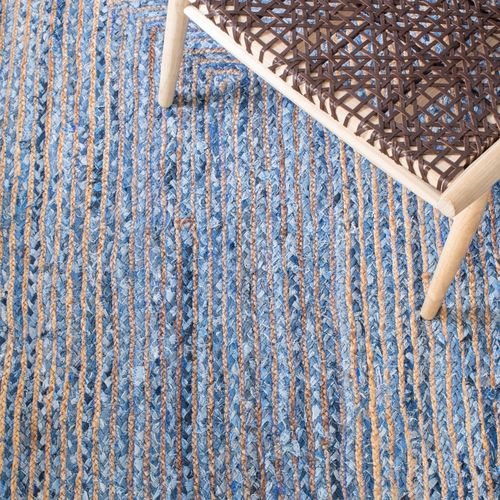 Tapis Cape Cod 244 X 305 Cm Cotier Xyla Bleu / Naturel
