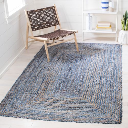 Tapis Cape Cod 244 X 305 Cm Cotier Xyla Bleu / Naturel