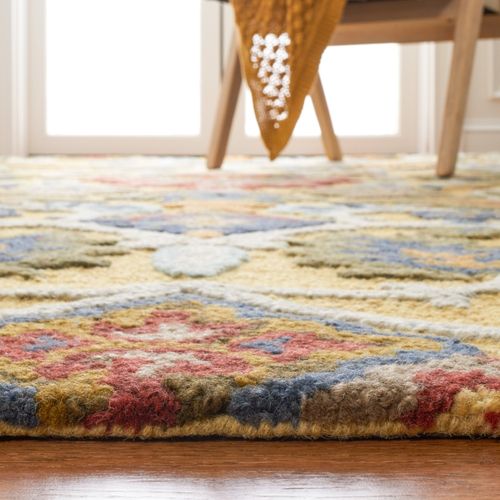 Tapis Blossom 91 X 152 Cm Traditionnel Juni Or / Multicolore