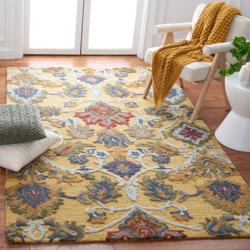 Tapis Blossom 152 X 244 Cm Traditionnel Juni Or / Multicolore
