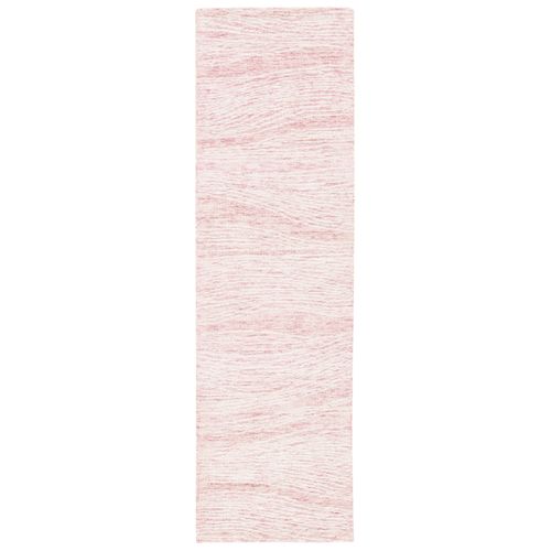 Tapis Metro 69 X 244 Cm Moderne Contemporain Jolie Rose / Ivoire