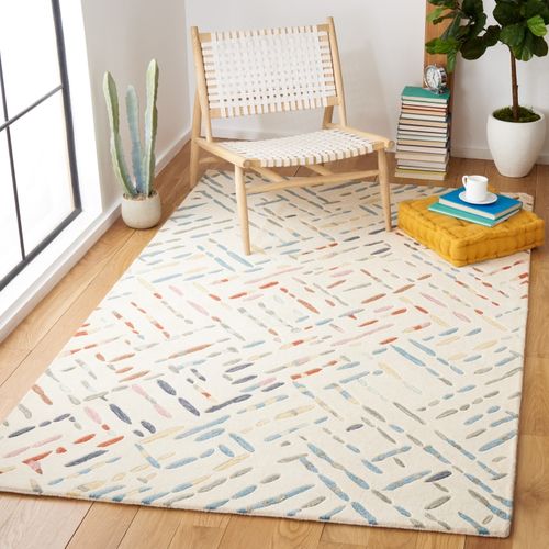 Tapis Metro 183 X 274 Cm Contemporain Winsley Bleu