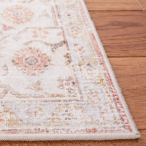 Tapis Tucson 183 X 183 Cm Traditionnel Primrose Light Grey / Rust