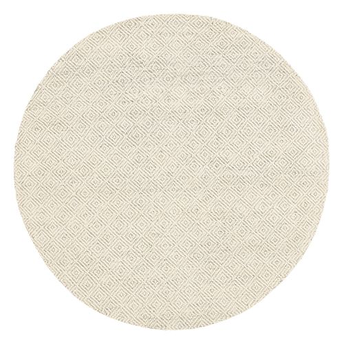 Tapis Natura 122 X 122 Cm Contemporain Ellison Ivoire / Gris Clair