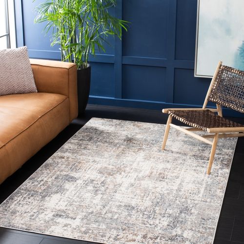 Tapis Shivan 198 X 279 Cm Contemporain Avalon Ivoire / Gris