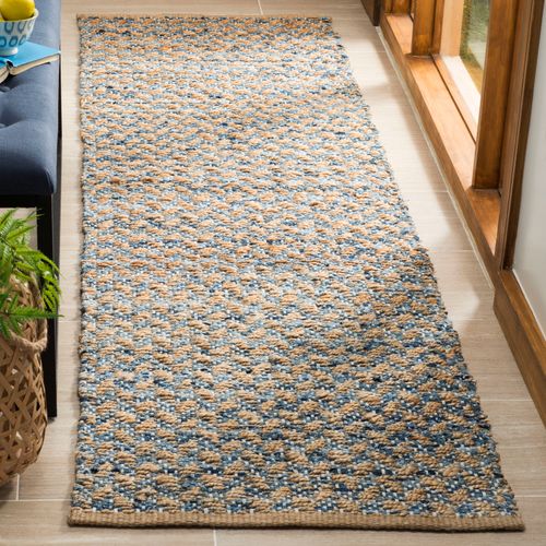 Tapis Cape Cod 69 X 122 Cm Côtier Layana Blue / Natural