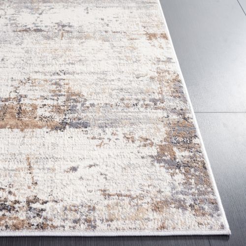 Tapis Amelia 201 X 290 Cm Abstrait Moderne Delyth Ivoire / Gris