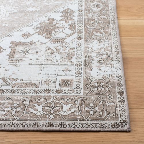 Tapis Tucson 183 X 183 Cm Traditionnel Kushim Sage / Ivory