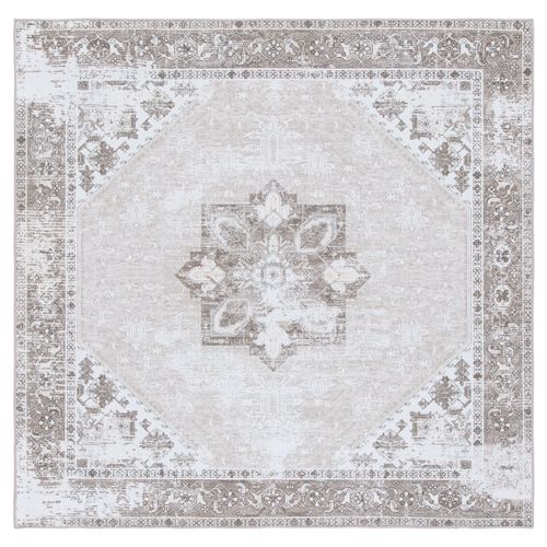 Tapis Tucson 183 X 183 Cm Traditionnel Kushim Sage / Ivory