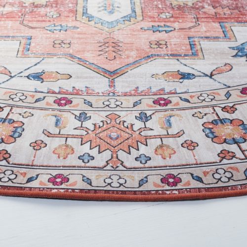 Tapis Tucson 183 X 183 Cm Traditionnel Tripp Beige / Blue