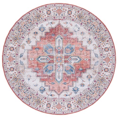 Tapis Tucson 183 X 183 Cm Traditionnel Tripp Beige / Blue