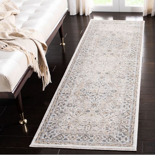 Tapis Isabelle 66 X 244 Cm De Transition Ileana Blanc