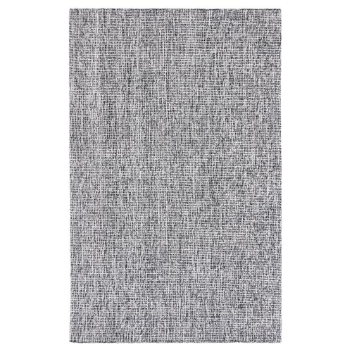 Tapis Abstrait 122 X 183 Cm Contemporain Damaris Noir / Ivoire