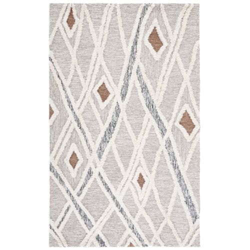 Tapis Casablanca 122 X 183 Cm Marocain Vienna Gris