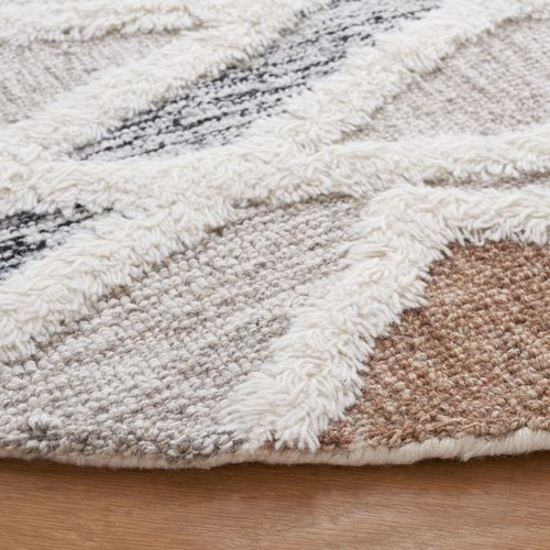 Tapis Casablanca 183 X 183 Cm Marocain Vienna Gris