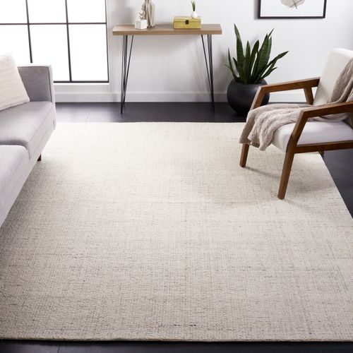 Tapis Abstrait 244 X 305 Cm Contemporain Alouette Ivoire / Gris Clair